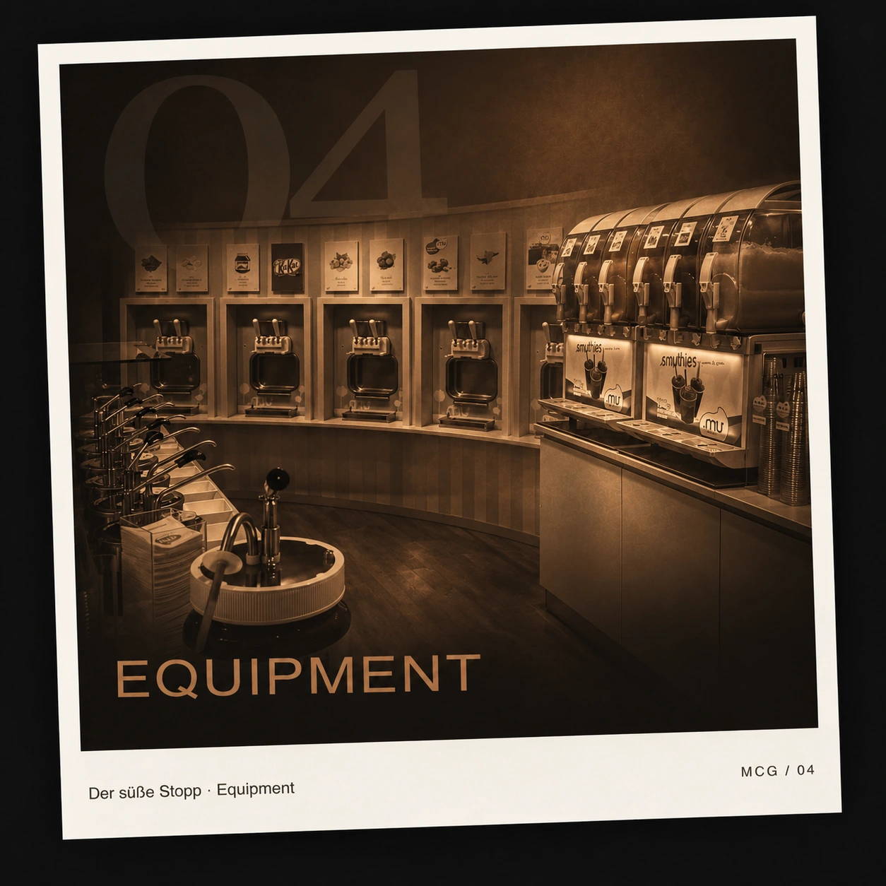 04 — EQUIPMENT — Der süße Stopp · Equipment